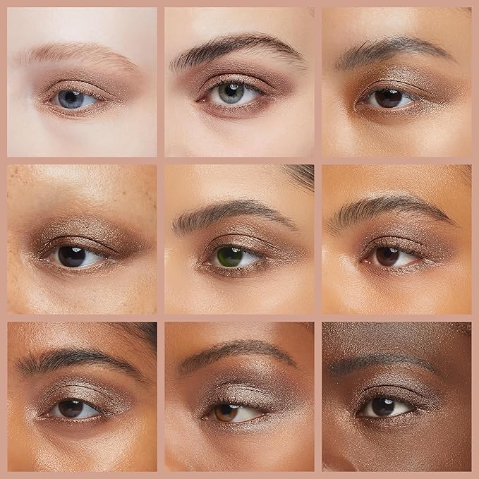Palladio Waterproof Eyeshadow Stick with Blending Sponge, Long Lasting & Effortless Application, Smudge Free & Crease Proof Formula, Matte & Shimmer Shades, Buildable Eye Shadow (Matte Rose)