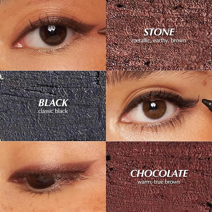 PERSONA 24HR Graphite Waterproof Eyeliner Pencil | Creamy Smudgeable for Lash Line & Waterline | All-Day Wear | Vegan, Cruelty-Free | Sharpenable | Made in USA