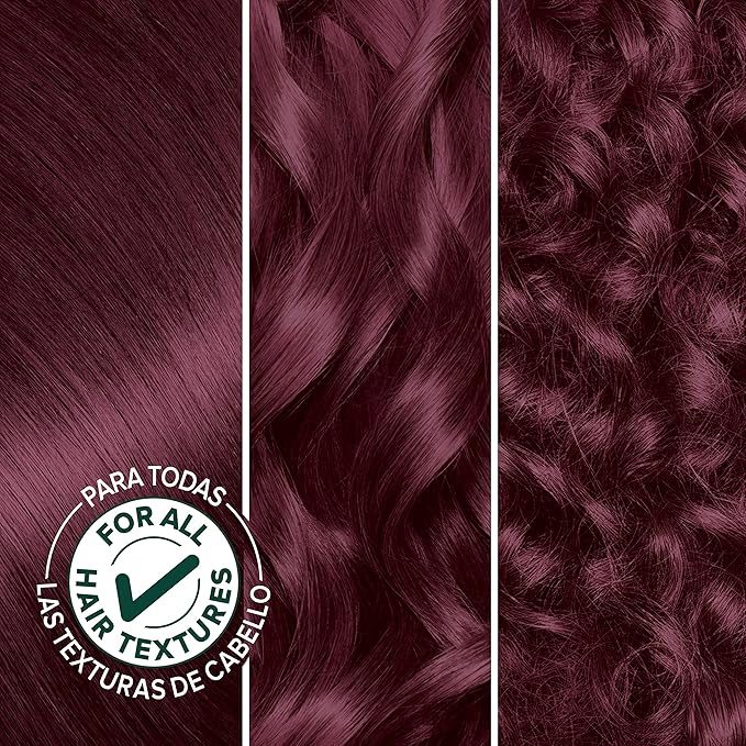 Garnier Nutrisse Ultra Crème Hair Color, Permanent Hair Dye with 100% Gray Coverage, Vegan & Cruelty-Free, 42 Deep Burgundy (Black Cherry), 1 Count