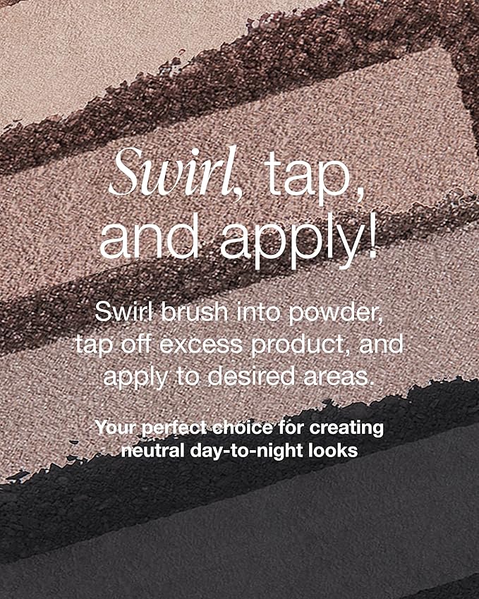 Mineral Fusion Eyeshadow Palette - Four Pressed Powder Shades in Matte, Satin, and Shimmer Finishes - Natural, Lightweight Vegan Eye Makeup - (Rock Show)