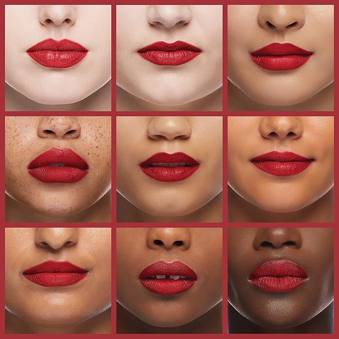 Rimmel London Stay Matte Liquid Lip Color with Full Coverage Kiss-Proof Waterproof Matte Lipstick Formula that Lasts 12 Hours - 500 Fire Starter, .21oz