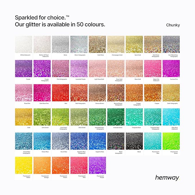 Hemway Biodegradable Glitter Eco Friendly - 100g/3.5oz Bio Cosmetic Safe Sparkle Vegan for Face Eyeshadow Body Hair Festival Makeup Craft - Chunky (1/40" 0.025" 0.6mm) - Silver Holographic