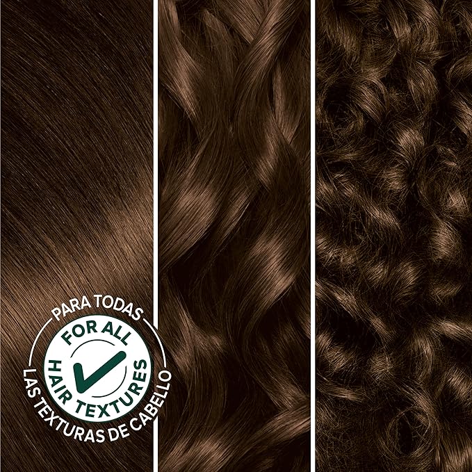 Garnier Nutrisse Ultra Crème Hair Color, Permanent Hair Dye with 100% Gray Coverage, Vegan & Cruelty-Free, 33 Darkest Golden Brown (Caramel Fudge), 1 Count