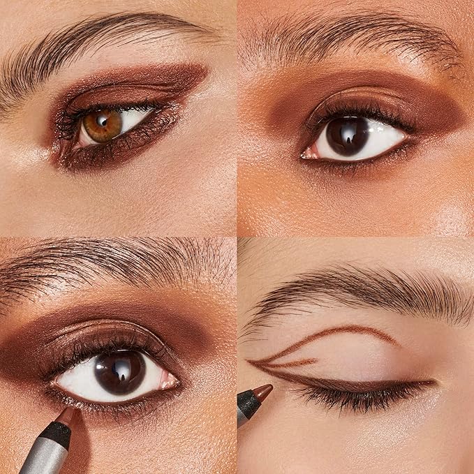 Wonderskin Eyeliner Pencil, 1440 Longwear Brown Eyeliner Pencil - Waterproof, Sharpenable & Smudge Proof (Brown Sugar)