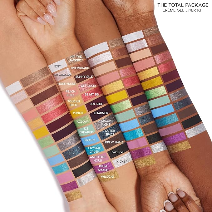 ColourPop Crème Gel Waterproof Eyeliner - 18HR Wear, Ultra-Pigmented Eyeliner Pencil with Matte & Metallic Finishes - Smudge-Proof, Vegan & Cruelty-Free - Joy Ride (0.01 oz)