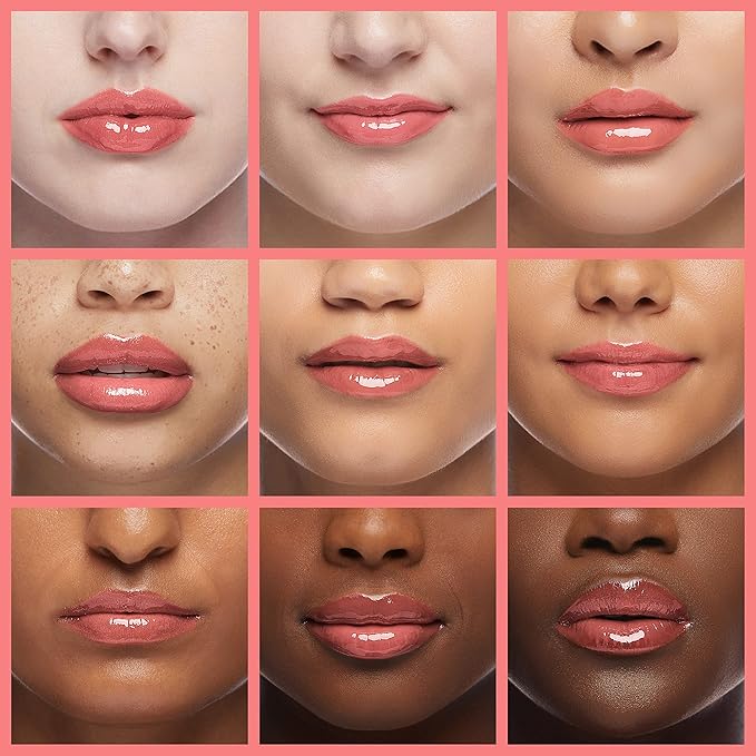 wet n wild MegaSlicks Lip Gloss, Ultra-Glossy, Vitamin-E Enriched, Ultra-Gloss High Shine Moisturizing, Cruelty-Free & Vegan - Strawberry Ice