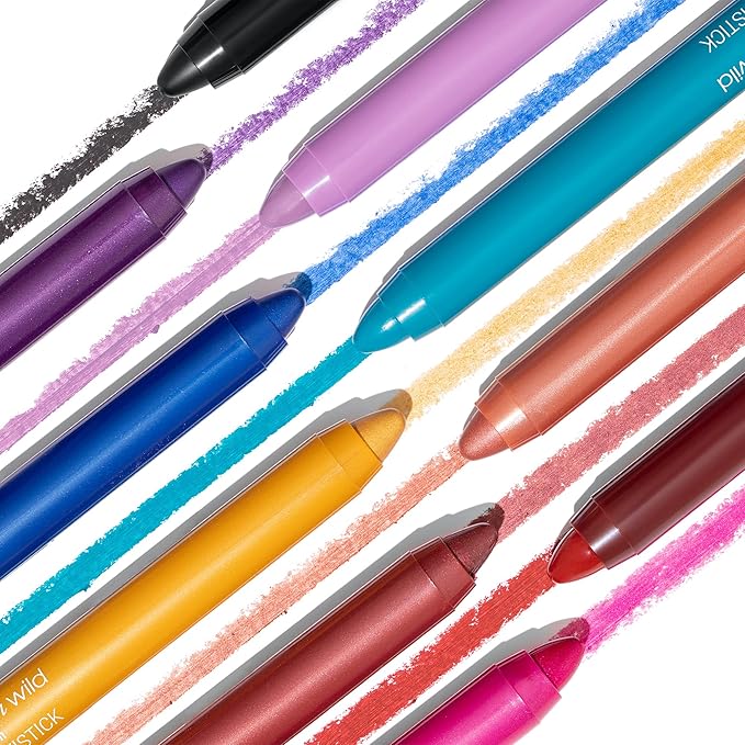 wet n wild Color Icon Cream Eyeliner Eyeshadow Multi-Stick, Moisturizing, Nourishing Velvety Cream-to-Powder Buildable & Blendable Formula, Cruelty-Free & Vegan - Born To Flirt (Pack of 2)