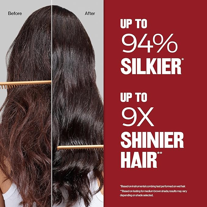 Revlon ColorSilk with Bond Repair Complex, Brown Permanent Hair Color, 100% Gray Coverage, Ammonia Free Hair Dye, Vegan Keratin, 40 Medium Ash Brown (Pack of 3)