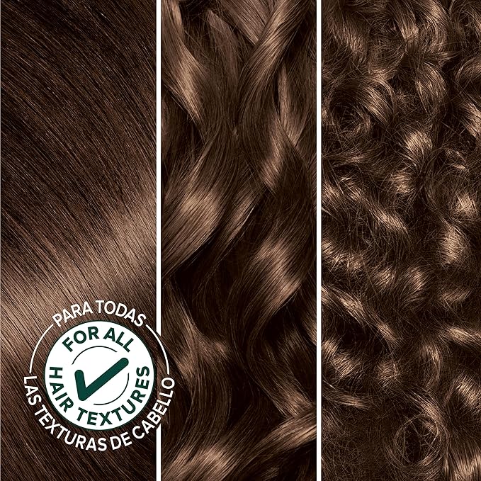 Garnier Nutrisse Ultra Crème Hair Color, Permanent Hair Dye with 100% Gray Coverage, Vegan & Cruelty-Free, 51 Medium Ash Brown (Cool Tea), 2 Count