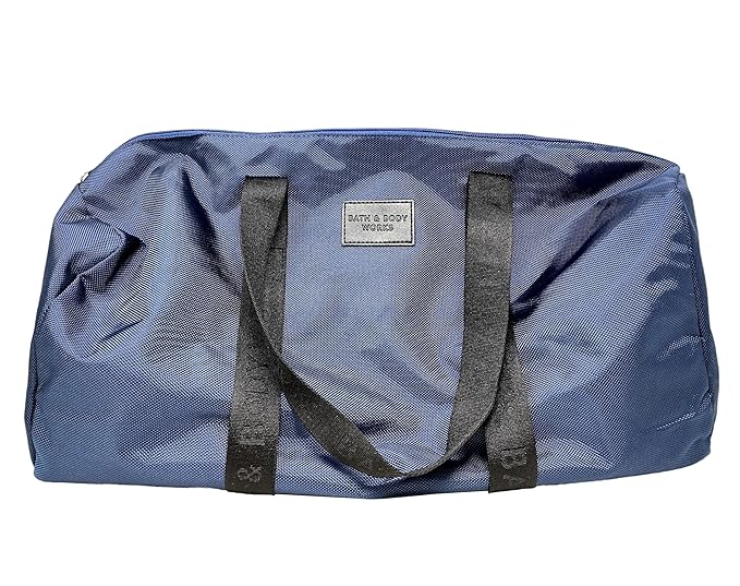 Bath & Body Works Men's Collection Ocean Duffle Bag 7 Piece Gift Set with a Natural Oats Sample Soap