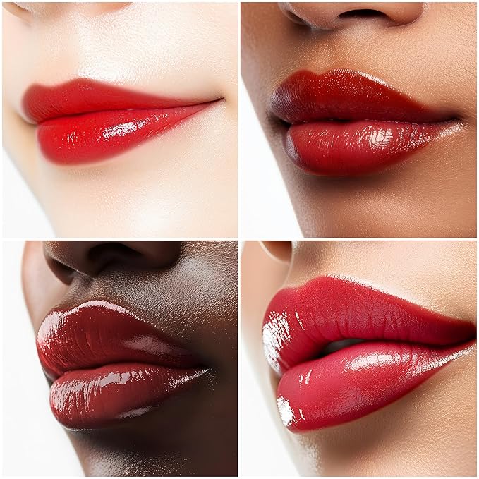 Dolly Beauty Heaven's Kiss Lipstick - Hydrating, Lightweight Pigmented Women's Lipstick - Vegan & Paraben Free - Satin Finish - Jolene Red