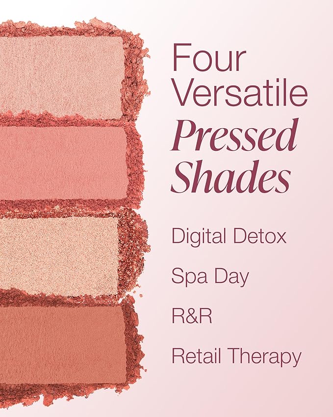 Mineral Fusion Eyeshadow Palette | Vegan Eye Makeup with Matte, Satin, and Shimmer Finishes | Natural, Lightweight Formula (Summer Vacation)