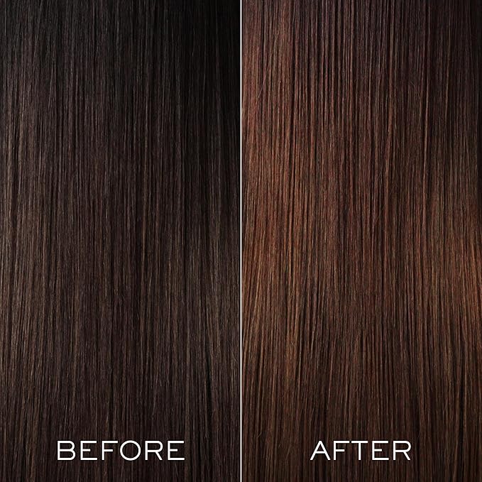 Kristin Ess Hair Gloss in Chocolate Cosmo Dark Golden Brown - 4 Wk Semi Permanent Hair Color for Women - Chocolate Brown Color Depositing Conditioner & Toner for Vibrant Color + Shine - Hair Dye Glaze