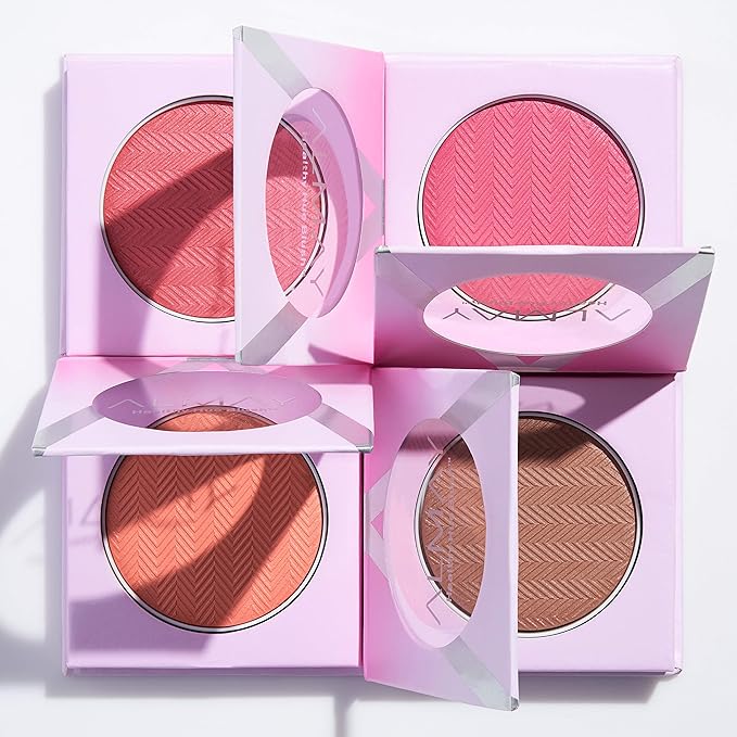 Almay Blush, Face Makeup, High Pigment Powder, Healthy Hue, Hypoallergenic, 400 Wild Berry, 0.32 Oz