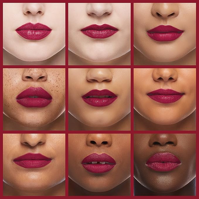 wet n wild Lip Cream Cloud Pout w/Marshmallow, Dark Red I'm On Cloud Wine | Argan Oil | Vitamin E