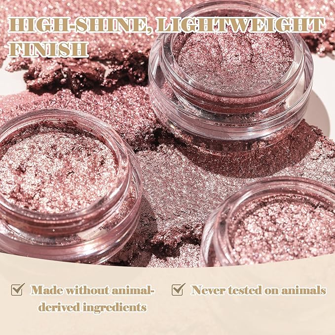 Wink Perfect Jelly Cream Eyeshadow – High-Shine Shimmer, Buildable & Long-Lasting, Lightweight Cream-to-Powder Eye Shadow, Vegan & Cruelty-Free (03 Frosted Petal, 0.18 oz / 5.1 g(PACK OF 1))