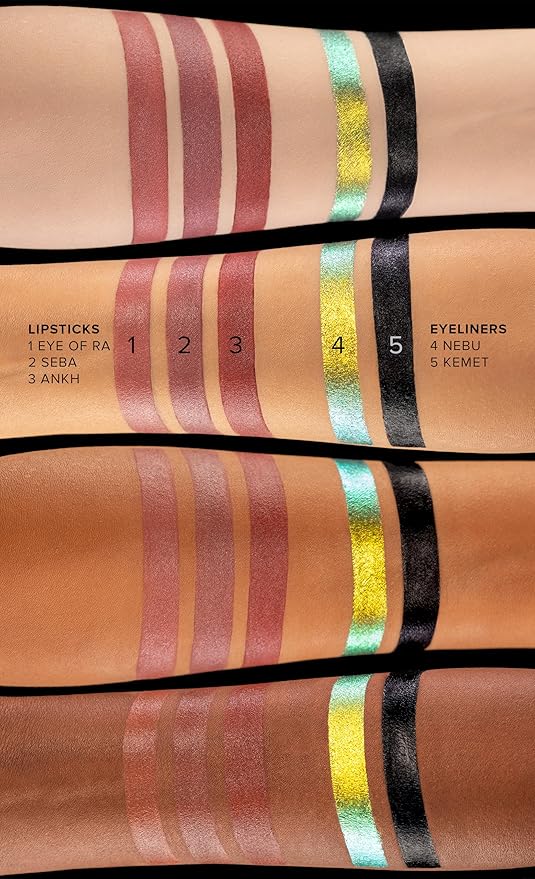 Whats Up Beauty - Egyptian Queen Liquid Eyeliner - Shade Nebu Multichrome Triochrome Clean Cruelty Free Vegan Eye Makeup