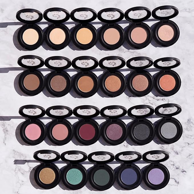 BaeBlu Hypoallergenic Eyeshadow Organic 100% Natural Finely Pressed Velvety Smooth Powder, Made in USA, Meteorite