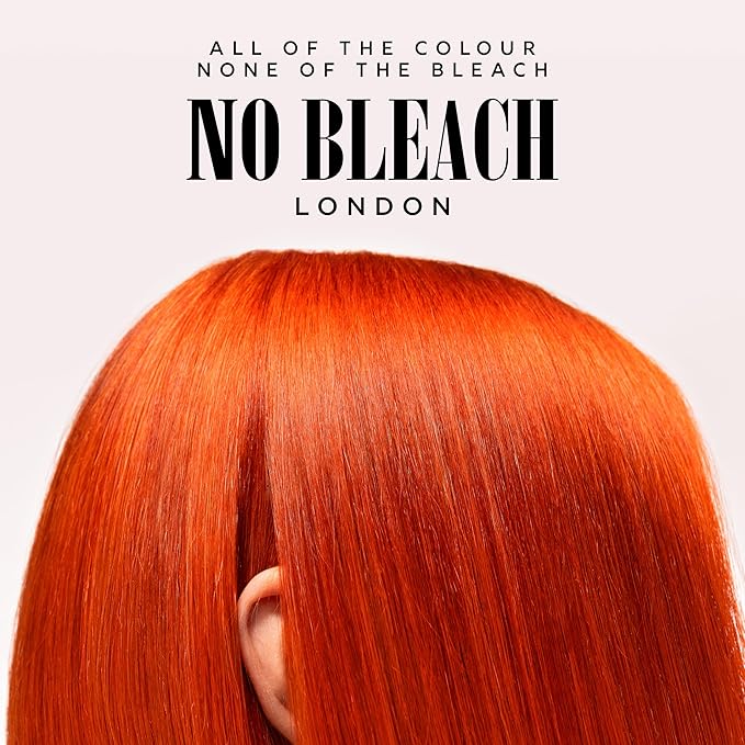 No Bleach London Permanent Hair Dye, Long-Lasting and Multi-dimensional At-Home Hair Colour, Fortified with Vegan Sea Silk and Cocamide for Incredible Shine, Colour: Vivid Copper (Complete Kit)