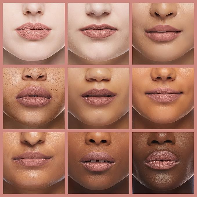 Rimmel London Stay Matte Liquid Lip Color with Full Coverage Kiss-Proof Waterproof Matte Lipstick Formula that Lasts 12 Hours - 707 Raw Kiss, .21oz