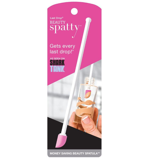 Last Drop Mini Makeup Spatula (6 Inch Pink) Shark Tank Mom Made Scrapes Foundation, Lotion, Cosmetics, Beauty Products, Perfect Gifts for Women, Teen, Grandma, Stocking Stuffers under 6 Dollars