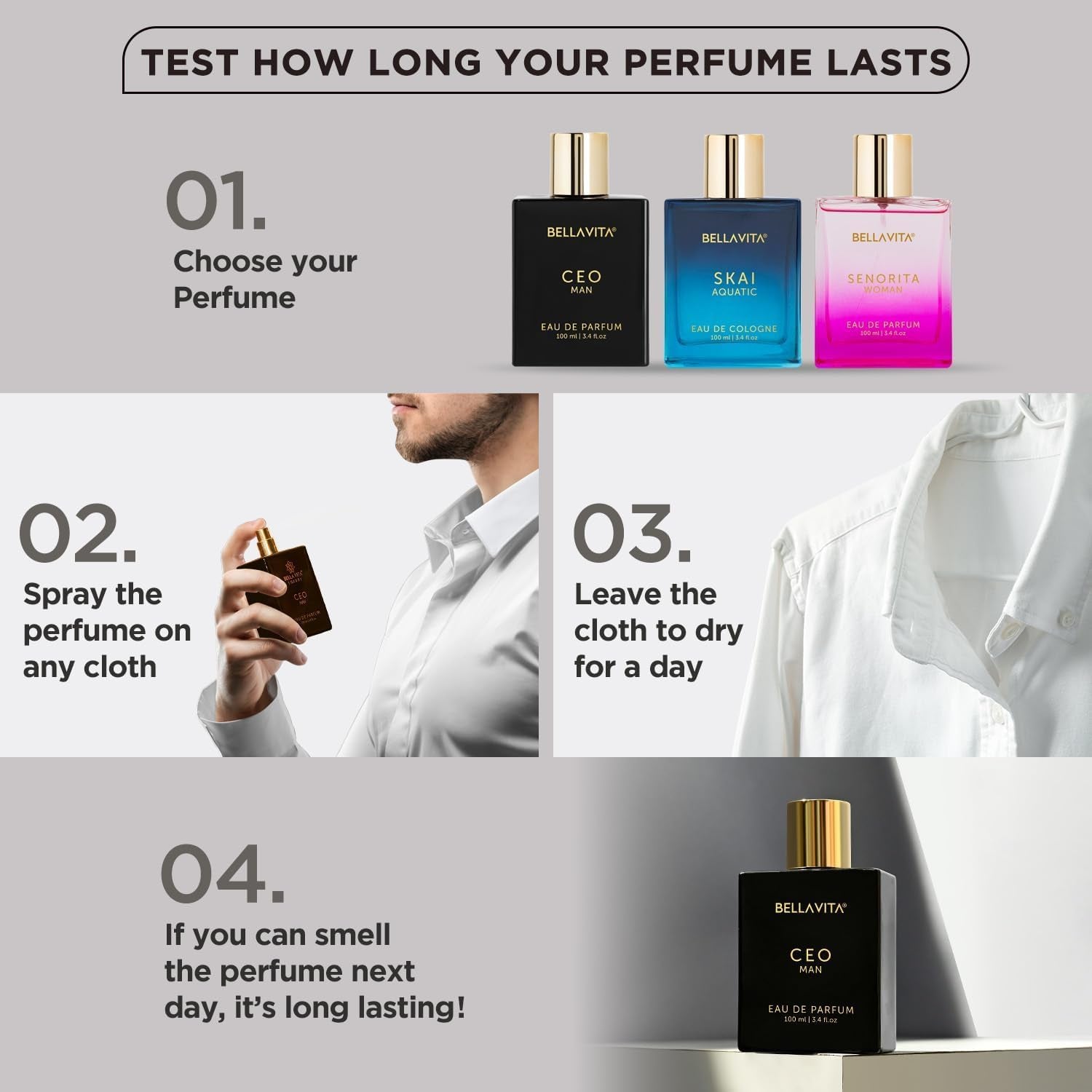 Luxury CEO Man Perfume for Men (3.38 Fl.Oz) | Long-Lasting Men'S Perfume with Lemon, Lavender, Tonka & Agarwood Fragrance for Man | CEO Parfum for Men | Vegan & Cruelty-Free Fragrance