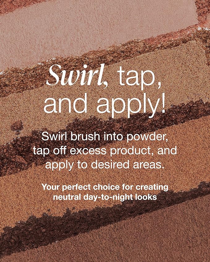 Mineral Fusion Eyeshadow Palette | Vegan Eye Makeup with Matte, Satin, and Shimmer Finishes | Natural, Lightweight Formula (Soiree)