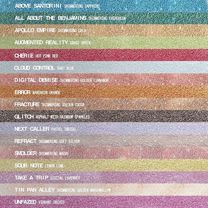 aboutface Fractal Glitter Eye Paint Smolder – Smudge-Proof, Long-Lasting Liquid Eyeshadow – Intense Sparkle with Mousse Texture – Vegan, Cruelty-Free – 0.13oz (Shimmering Mauve)