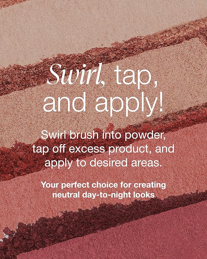 Mineral Fusion Eyeshadow Palette - Vegan Eye Makeup with Matte, Satin, and Shimmer Finishes - Natural, Lightweight Formula (Romantic Getaway)