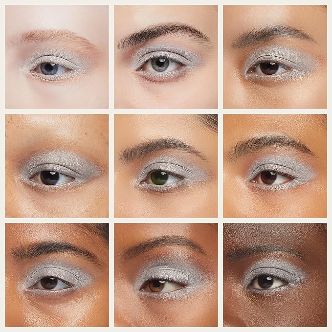 Lauren Brooke Cosmetiques Cream Eyeshadow | Natural Organic, Richly Pigmented Eye Makeup, Creme Eyeshadow For Women (White Satin (Shimmer))