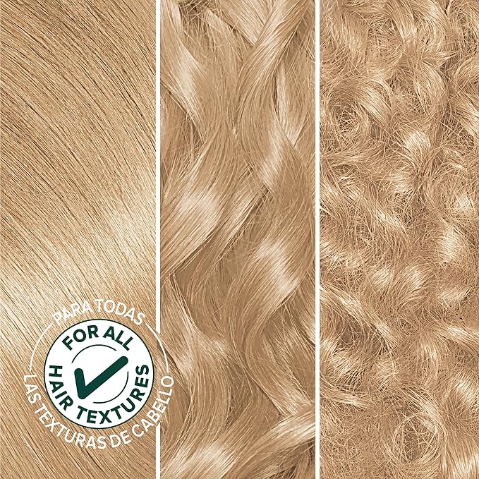 Garnier Nutrisse Ultra Crème Hair Color, Permanent Hair Dye with 100% Gray Coverage, Vegan & Cruelty-Free, 90 Light Natural Blonde (Macadamia), 2 Count
