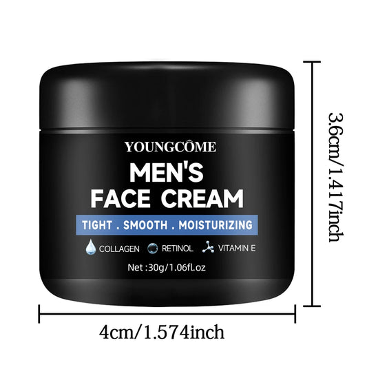 Men'S Collagen Moisturizing Cream with Retinol and Vitamins, Refreshing and Hydrating,Anti-Wrinkle Aging Moisturizing Cream