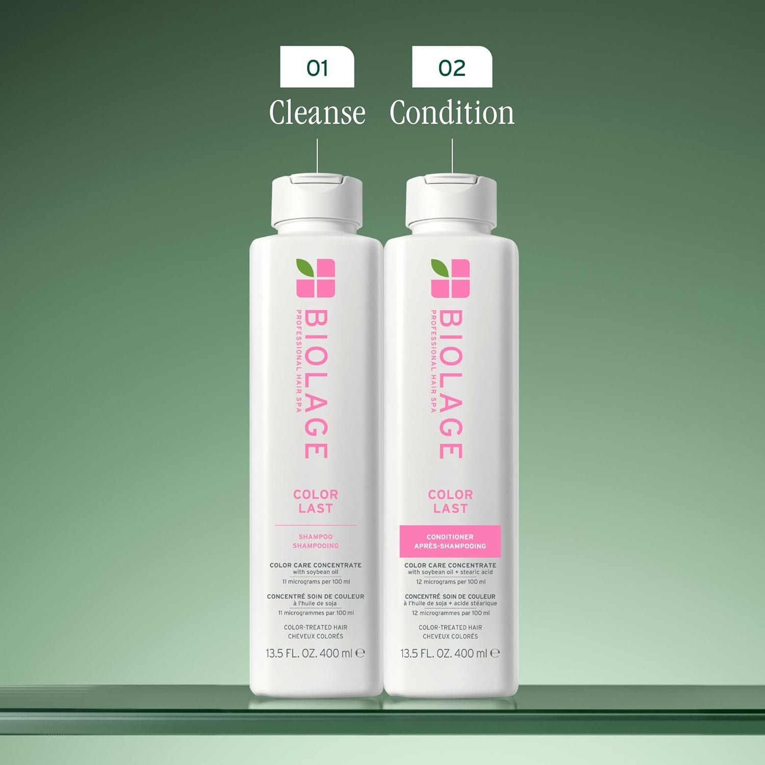 Biolage Color Last Shampoo - for Color-Treated Hair, Nourishes, Hydrates and Preserves Colors, Soybean Oil & Stearic Acid, Paraben & Mineral Oil-Free, Vegan