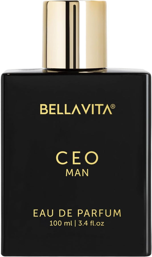 Luxury CEO Man Perfume for Men (3.38 Fl.Oz) | Long-Lasting Men'S Perfume with Lemon, Lavender, Tonka & Agarwood Fragrance for Man | CEO Parfum for Men | Vegan & Cruelty-Free Fragrance